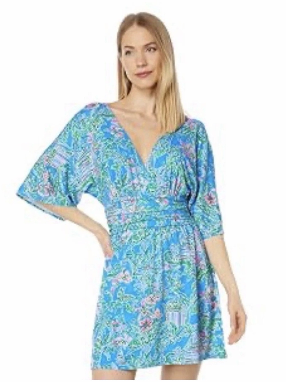 Lilly Pulitzer NWT Parigi Skort Romper Boca Blue Beneath The Bougainvil Size M